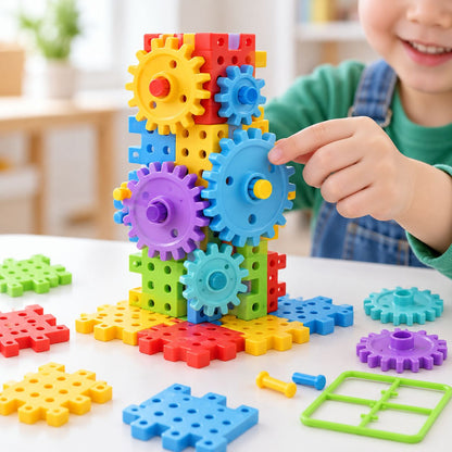 Creative Space 159-Piece Gear Building Blocks Set