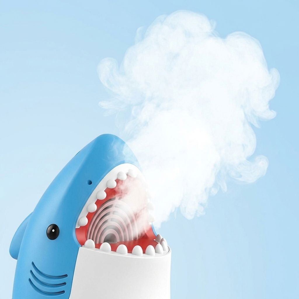 Musical Dancing Shark Toy with Mist Spray &amp; Lights