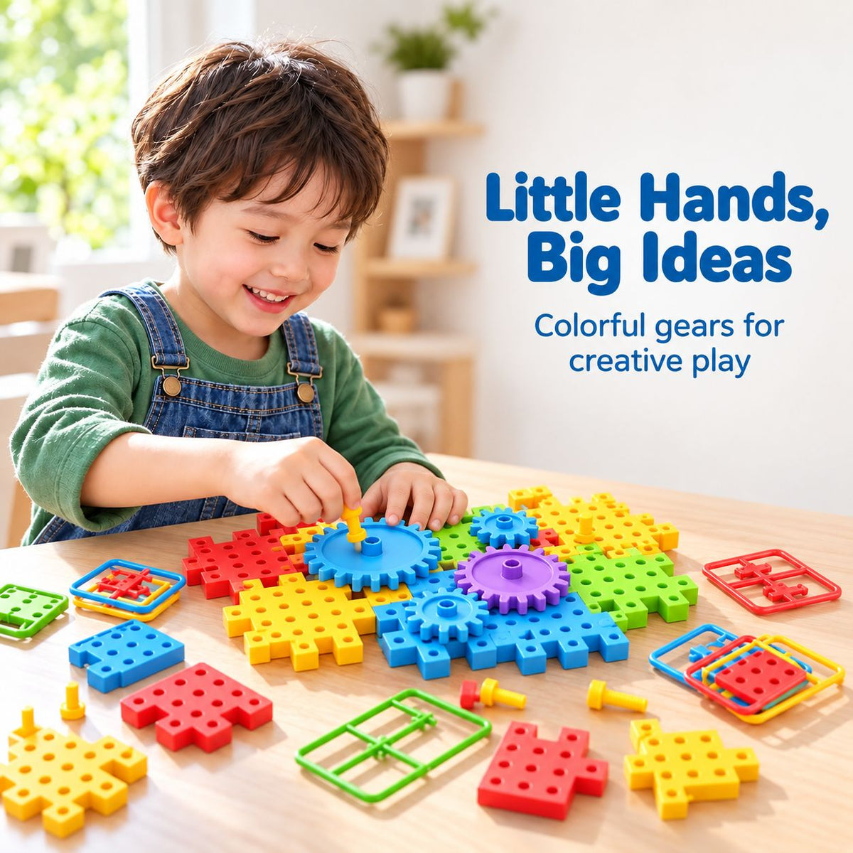 Creative Space 159-Piece Gear Building Blocks Set