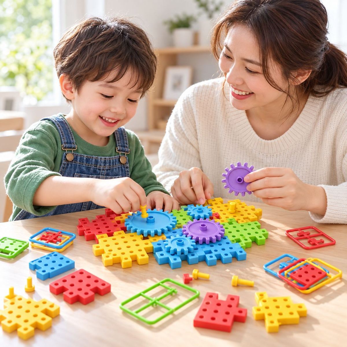 Creative Space 159-Piece Gear Building Blocks Set