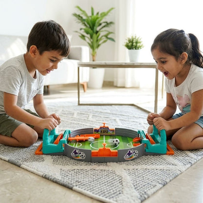 2-Player Battle Football Game for Kids – Foldable Tabletop Soccer Set