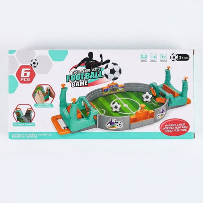 2-Player Battle Football Game for Kids – Foldable Tabletop Soccer Set