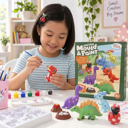 Unicorn Mould & Paint DIY Plaster Toy Kit for Kids – Creative Art & Craft Set